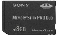 Sony Memory Stick Pro Duo 8GB, PSP (MSX-M8GSX-PSP)